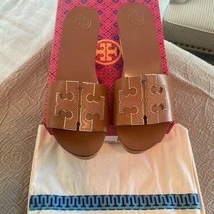 Brand New! Tory Burch Ines 80mm Wedge Slide